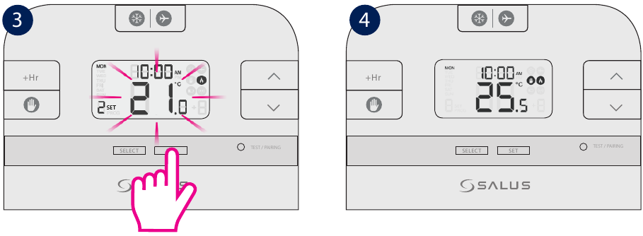 Tymczasowe nadpisanie - Krok 3