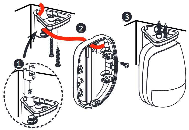 Installation du Support - &Eacute;tape 1
