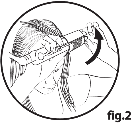 Curling your hair - Step 2