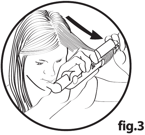Curling your hair - Step 3