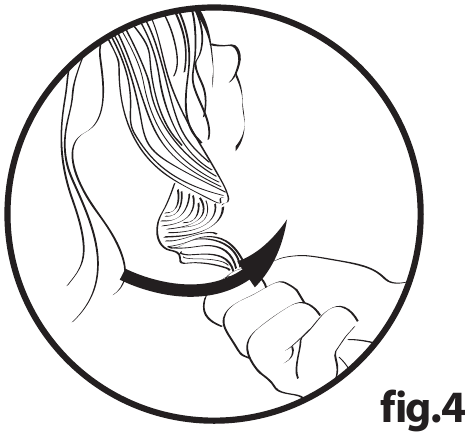 Curling your hair - Step 4