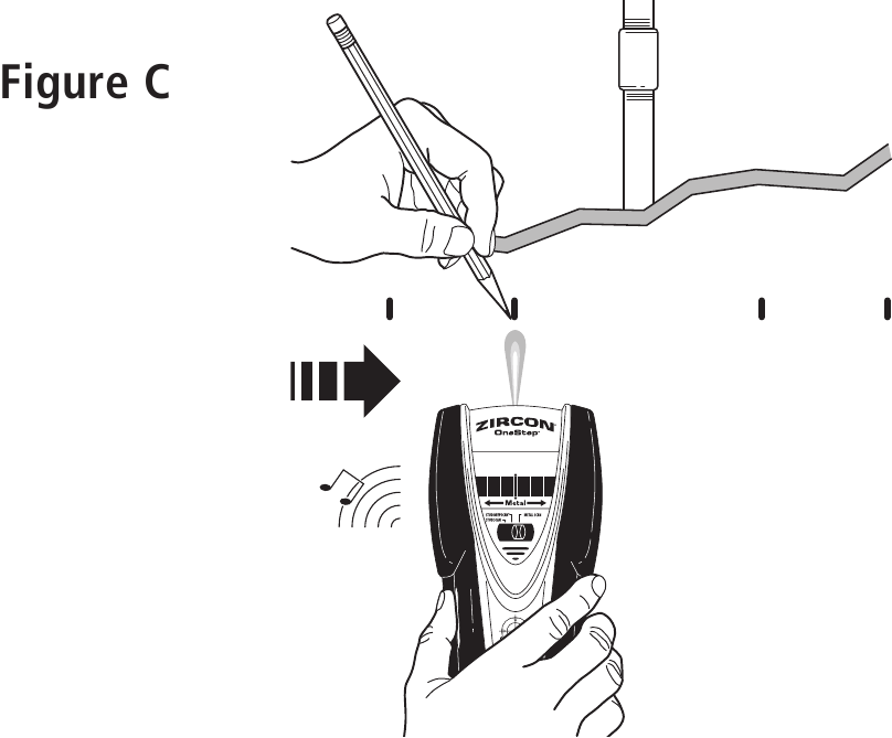 BALAYAGE EN MODE D&Eacute;TECTION DE M&Eacute;TAL - &Eacute;tape 3