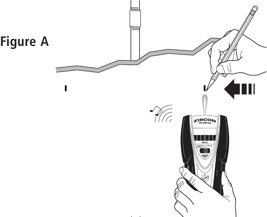 BALAYAGE EN MODE D&Eacute;TECTION DE M&Eacute;TAL - &Eacute;tape 1