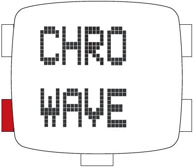 Using the CHRONO & WAVE COUNT - Advancing to mode