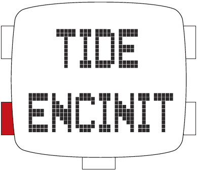 Using the TIDE MODE - Advance to tide mode