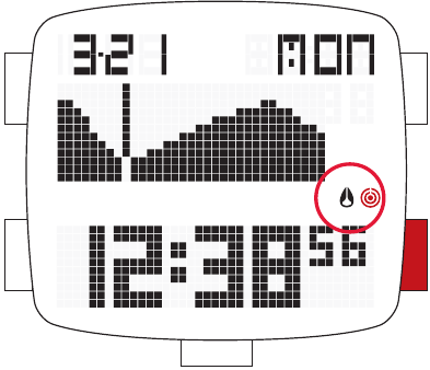 Using the TIME MODE - Step 2 - On/off hourly chime