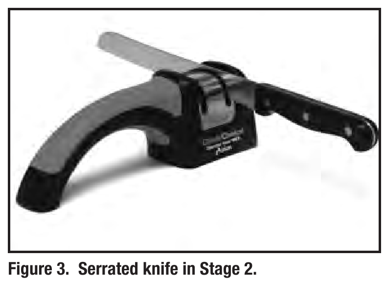 2. Aşamada tırtıklı bı&ccedil;ak