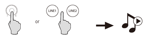 Ingresso sorgente audio - Ingresso Line In