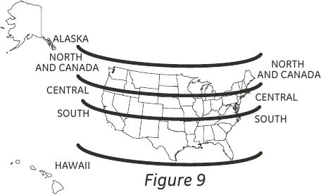 Prieblandos/au&scaron;ros regiono nustatymas