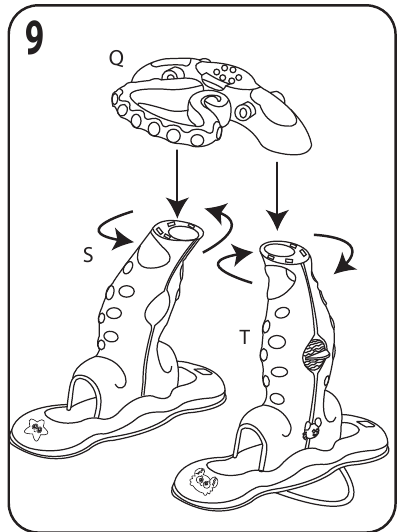 SESTAVLJANJE HOBOTNICE - 2. korak