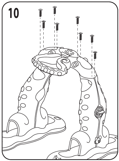 SESTAVLJANJE HOBOTNICE - 3. korak