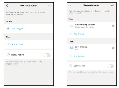 Oma toimingute loomine &ndash; 2. samm