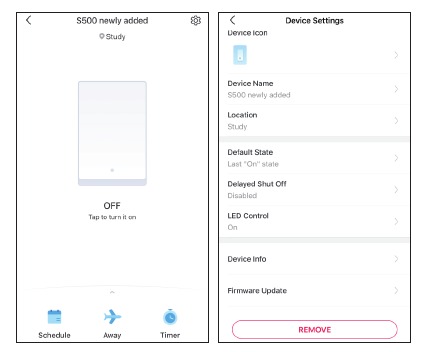 Laitteen asetukset - Vaihe 1