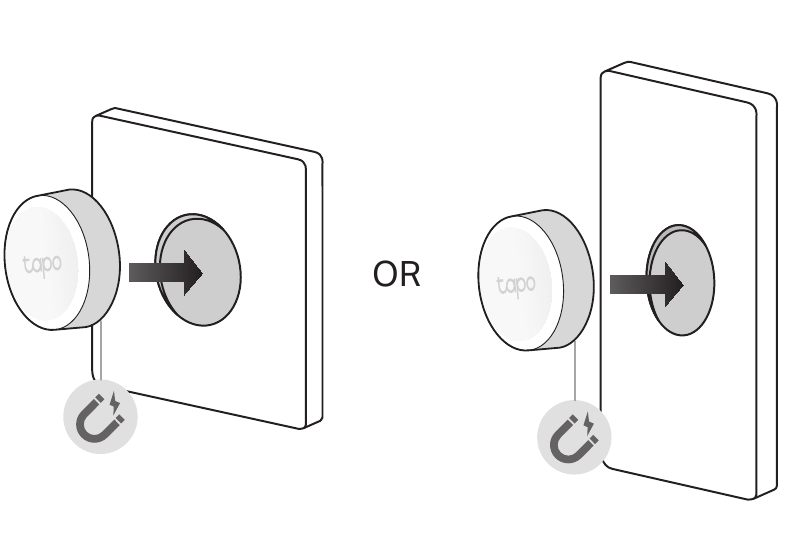 Atașați magnetic butonul - Pasul 2