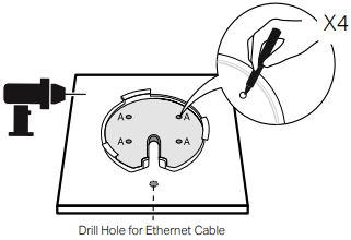 Dans une dalle de plafond - &Eacute;tape 2
