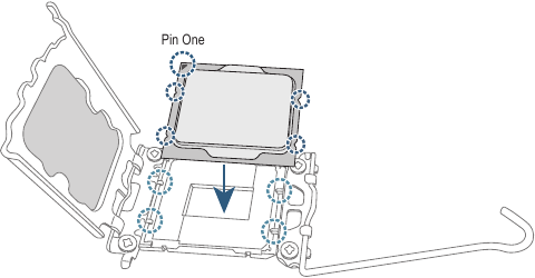 Instalace CPU - krok 2