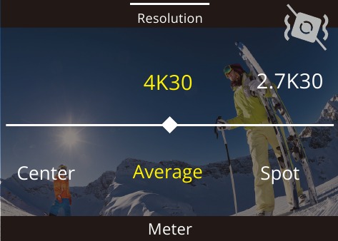 Režiimiseadete avamine