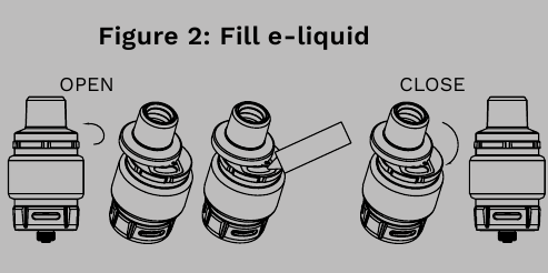 Llenar con E-l&iacute;quido