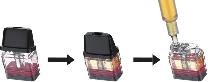 Napełnianie e-liquidu