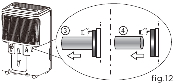Conectați furtunul de drenaj al pompei - Pasul 2