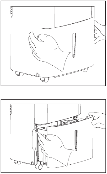 &Icirc;ndepărtarea apei colectate - Pasul 1