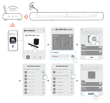 I&scaron;ankstinių nustatymų pasiekimas naudojant Moment mygtuką &ndash; 1 veiksmas