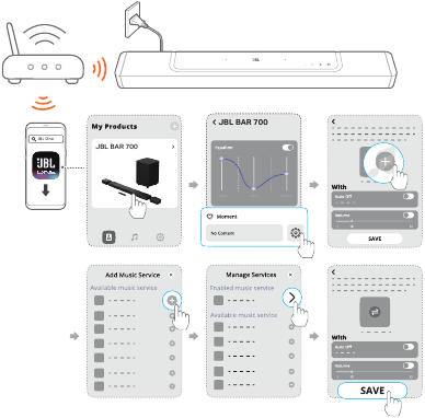 Juurdep&auml;&auml;s eelseadistustele nupuga Hetk - 1. samm