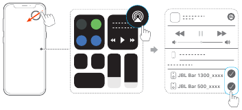 Kelių kambarių atkūrimas - AirPlay