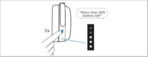 Hentning af information om batteriopladningsstatus