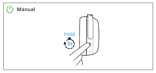 T&aelig;nding af hovedtelefonerne - Trin 2