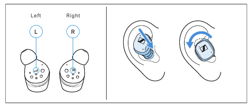 Ins&eacute;rer les &eacute;couteurs dans les oreilles