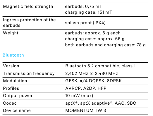 Sp&eacute;cifications - Exemple 2