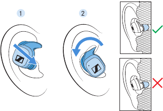 Is&aelig;tning af &oslash;retelefonerne i &oslash;rerne