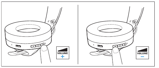 Justering af lydstyrken