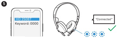 Parring af hovedtelefonerne med en Bluetooth-enhed