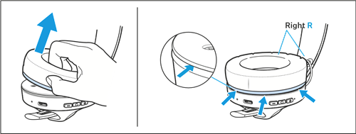 Udskiftning af &oslash;repuderne