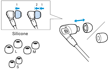 Memilih adapter telinga Silikon