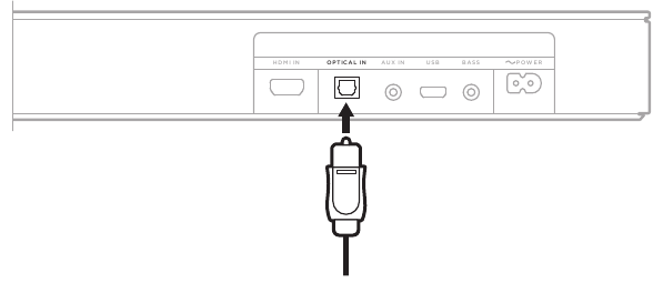 LAUTSPRECHER MIT DEM FERNSEHER VERBINDEN - Option 1
