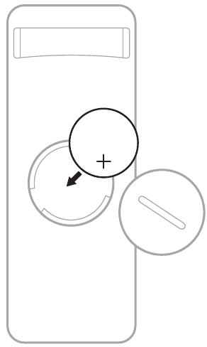 FERNBEDIENUNGSBATTERIE WECHSELN &ndash; Schritt 2