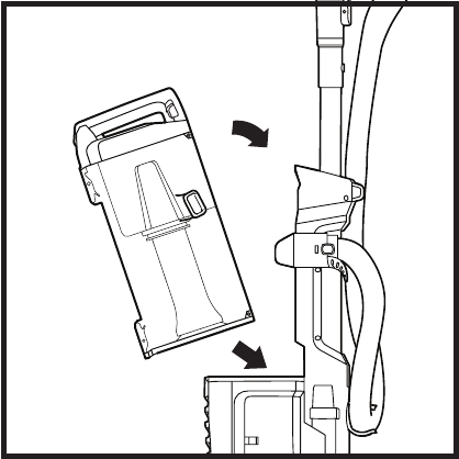 EMPTYING THE DUST CUP - Step 4