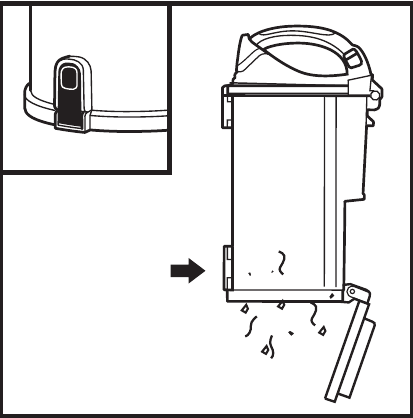 VACIADO DEL DEP&Oacute;SITO DE POLVO - Paso 2
