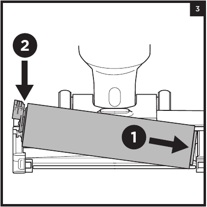 LIMPIEZA MANUAL DEL RODILLO DEL CEPILLO - Paso 3