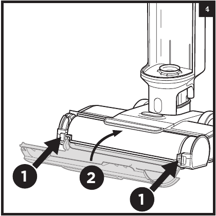 LIMPIEZA MANUAL DEL RODILLO DEL CEPILLO - Paso 4