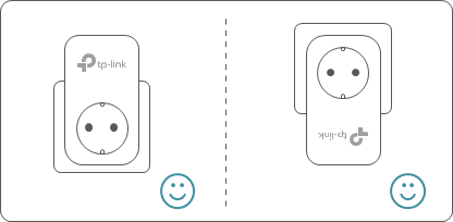 De powerline-adapter aansluiten - Stap 2