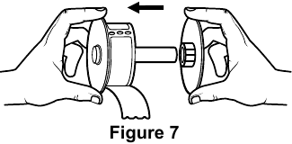 Para carregar etiquetas cortadas