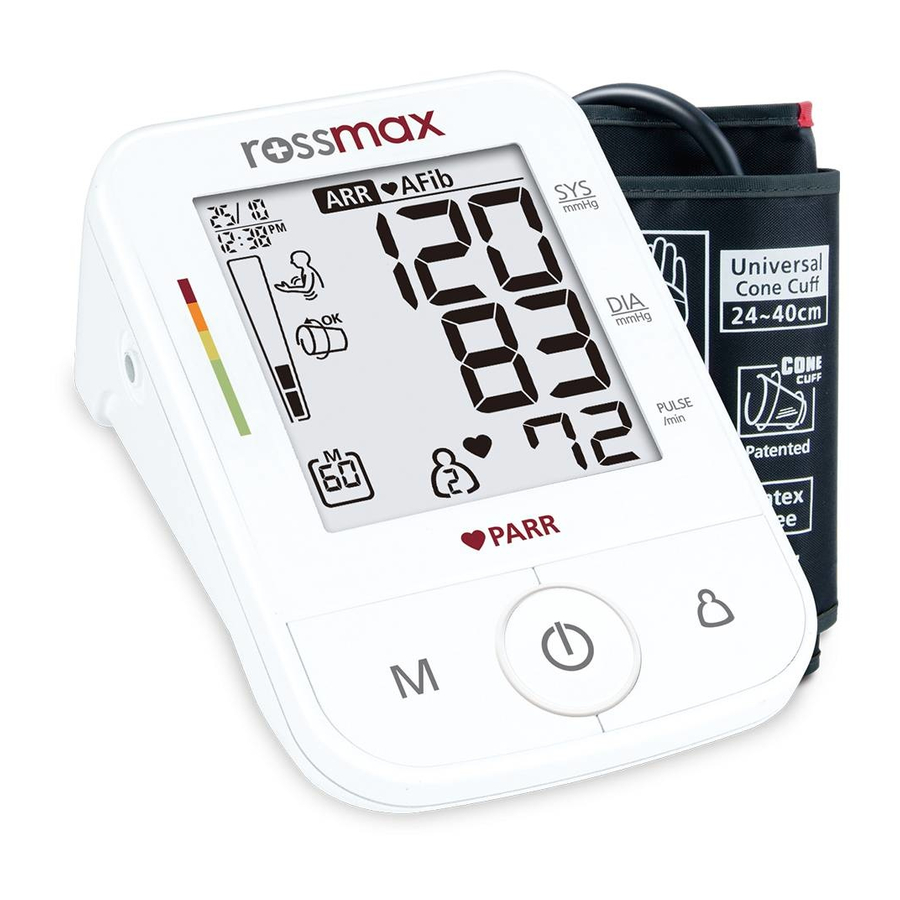 Rossmax X5 qon bosimi monitori