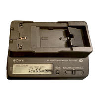 Sony AC-V700A Manual De Usuario