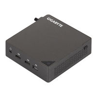 Gigabyte BRIX GB-BRU5-225H Жылдам Бастау Нұсқаулығы