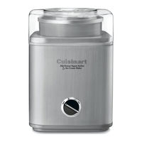 Cuisinart ICE-30BC Series Manuale Utente