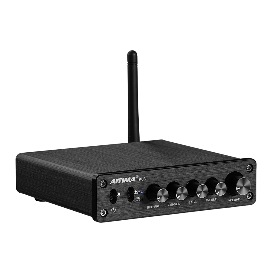 Aiyima A08Pro Bluetooth 5.1 TPA3255 Mini Amplificatore di potenza 2.0/2.1 CANALE 300WX2 (4 ohm) Amplificatori stereo HIFI Classe D digitale Amplificador Vu Meter Amplifica